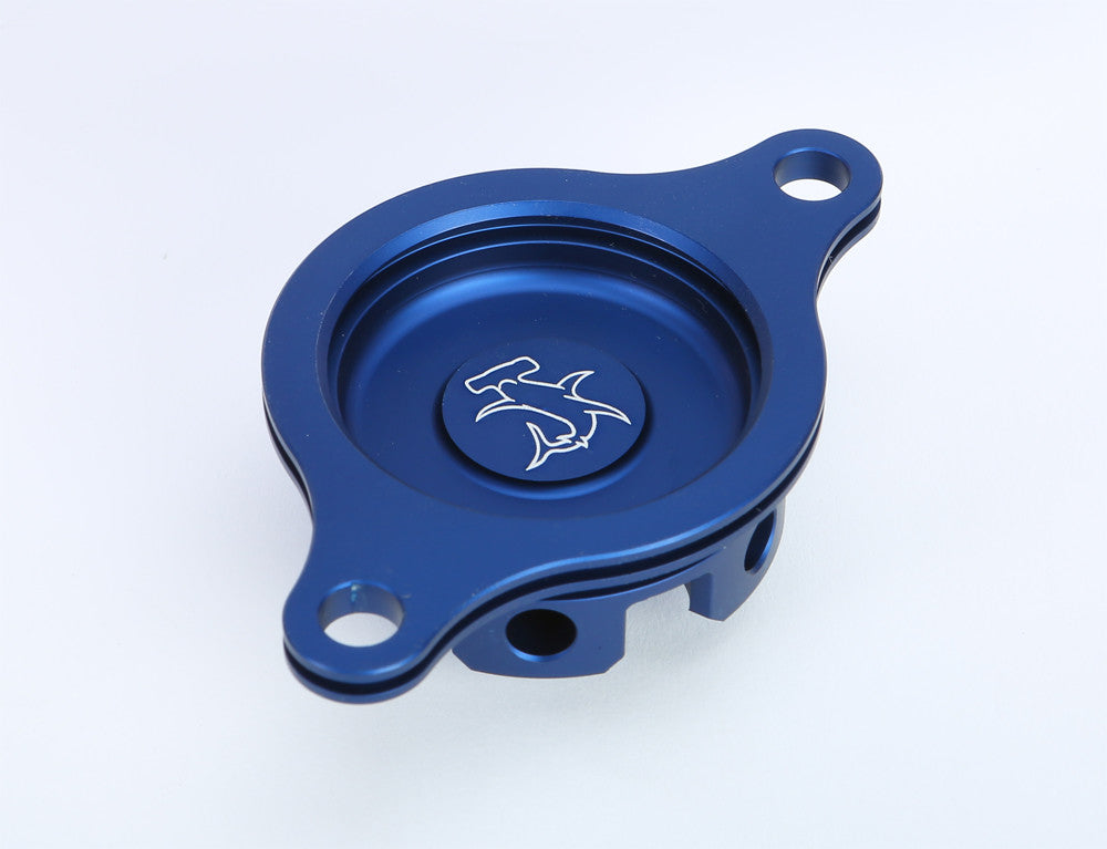 HAMMERHEAD Oil Filter Cover Crf450r 09-14 Blue 60-0102-00-20