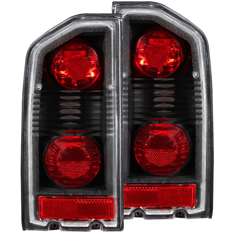 ANZO 1988-1998 Suzuki Vitara Taillights Black 211134