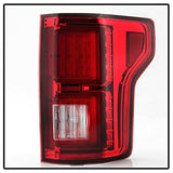 Spyder 18-19 Ford F-150 (w/o Blind Spot Sensor) LED Tail Lights - Red Clear (ALT-YD-FF15018-LED-RC) 5085764