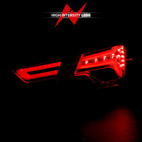 ANZO 14-18 Chevrolet Impala LED Taillights Red/Clear 321346
