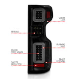 Anzo 19-21 Chevy Silverado Work TruckFull LED Tailights Black Housing Smoke Lens G2 (w/C Light Bars) 311418