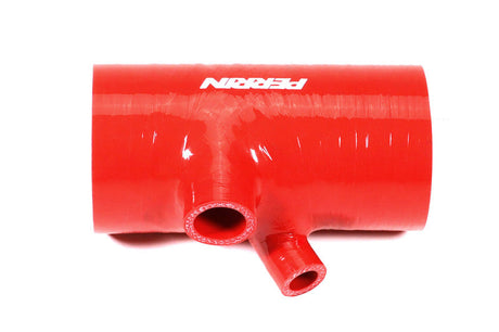 Perrin 2022+ Subaru WRX Red 3in Turbo Inlet Hose w/ Nozzle (Short) PSP-INT-426RD