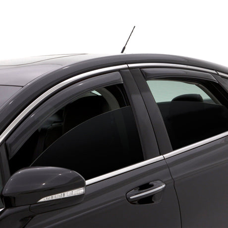 AVS 15-18 Kia Sedona Ventvisor In-Channel Front & Rear Window Deflectors 4pc - Smoke 194834