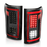 ANZO 15-17 Ford F-150 LED Taillights Black w/ Sequential 311293