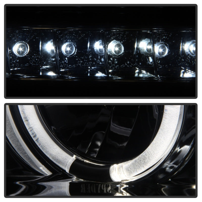 Spyder Toyota Tundra 07-13 Projector Headlights LED Halo LED Smke PRO-YD-TTU07-HL-SM 5012043