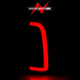 ANZO 00-06 Toyota Tundra LED Taillights w/ Light Bar Black Housing Clear Lens 311411