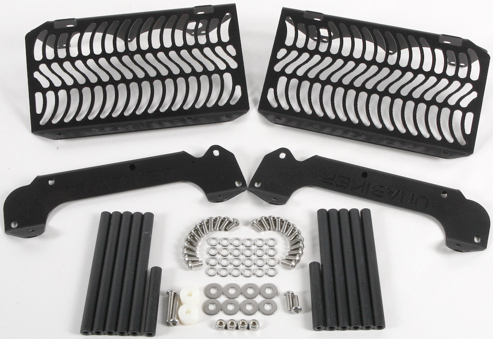 UNABIKER Radiator Guard (Black) YWR2507-K