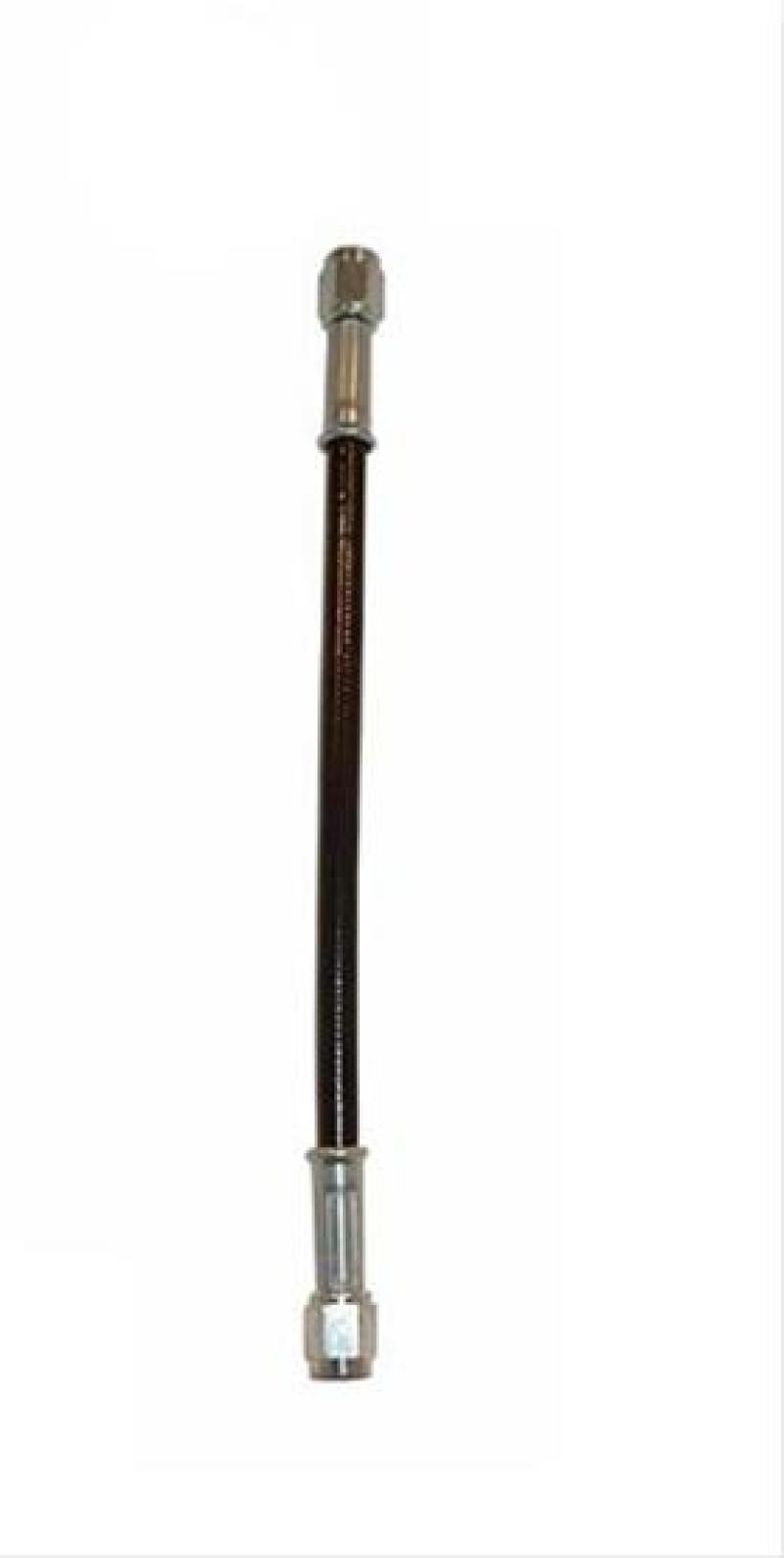 Fragola -4AN PFTE Ext Black Hose Assembly Straight x Straight 20in 412-1-1-20BL