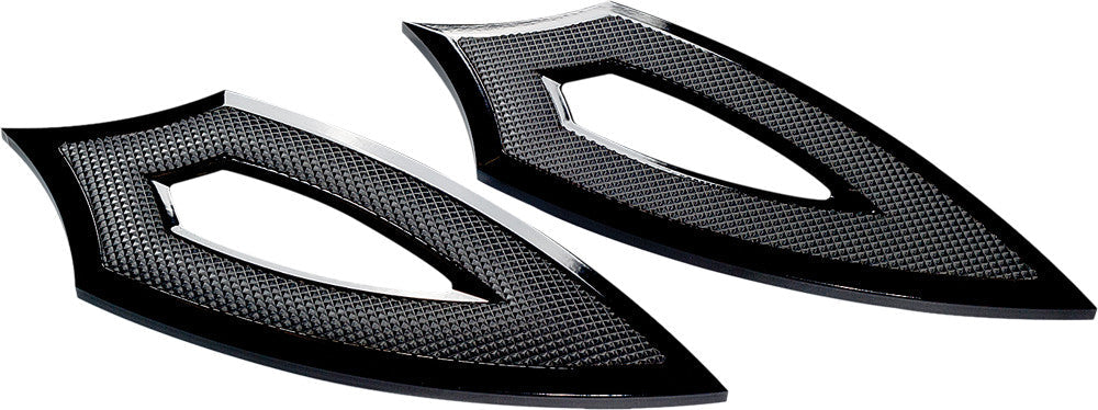 PREC. BILLET Billet Floorboard Defender Black DEF-410-ALL-BLK