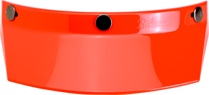 BILTWELL Moto 3-Snap Visor - Orange 2002-565