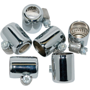 NAMZ CUSTOM CYCLEChrome 3/8" Id Hose Clamps 6-PkNHC-CH206