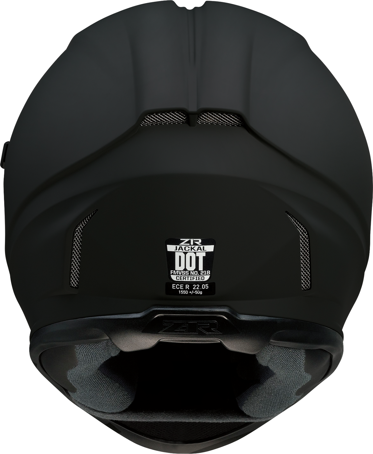 Z1R Jackal Helmet - Flat Black - Smoke - XL 0101-13996