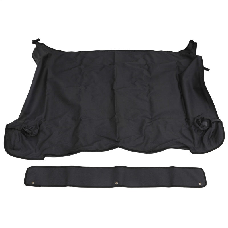 Rampage 2018-2022 Jeep Wrangler(JL) 4-Door Tonneau Cover w/ Tailgate Bar Kit - Black Diamond 741036