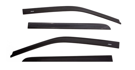 AVS 09-18 Dodge RAM 1500 Quad Cab Ventvisor In-Channel Window Deflectors 4pc - Matte Black 1774003
