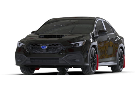 Rally Armor 2022 Subaru WRX Red UR Mud Flap w/ White Logo MF92-UR-RD/WH