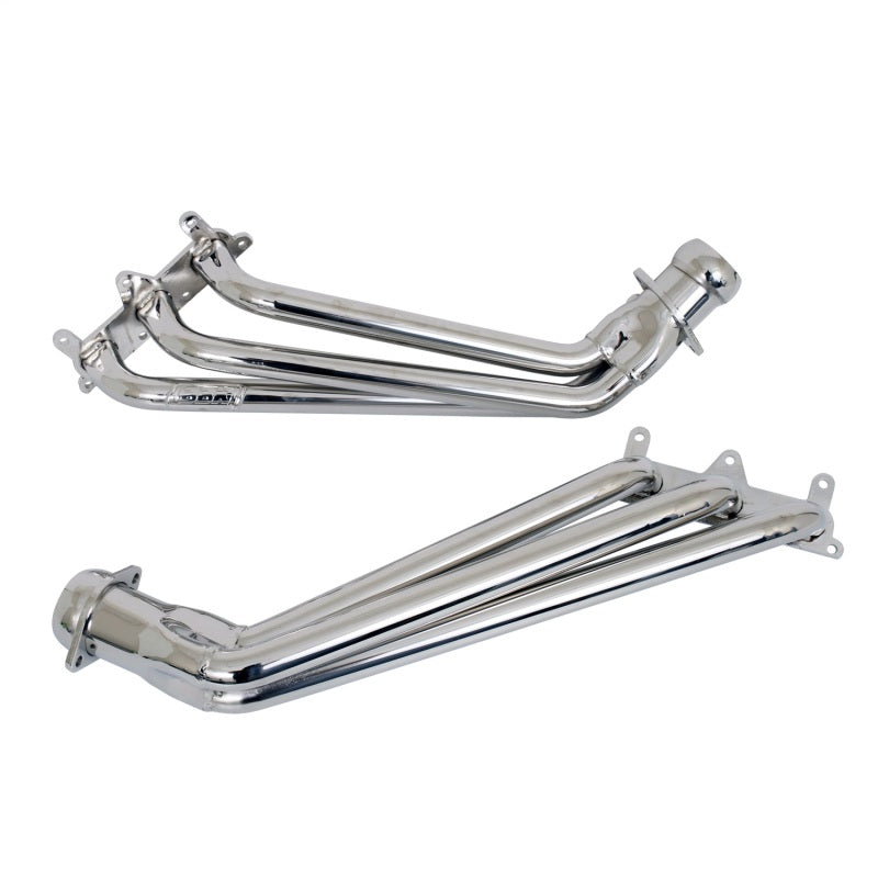 BBK 10-11 Camaro V6 Long Tube Exhaust Headers With Converters - 1-5/8 Chrome 4041