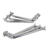 BBK 10-11 Camaro V6 Long Tube Exhaust Headers With Converters - 1-5/8 Chrome 4041