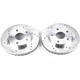 Power Stop 91-95 Toyota MR2 Front Evolution Drilled & Slotted Rotors - Pair JBR590XPR