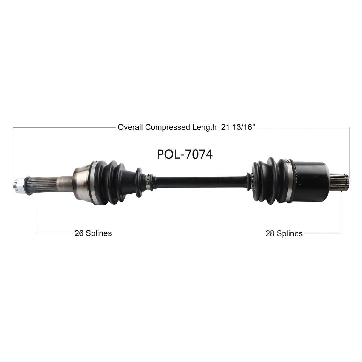 OPEN TRAILOe 2.0 Axle RearPOL-7074