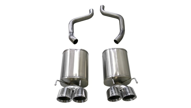 Corsa 05-08 Chevrolet Corvette (C6) 6.0L/6.2L Polished Sport Axle-Back Exhaust w/4.5in Tips 21009