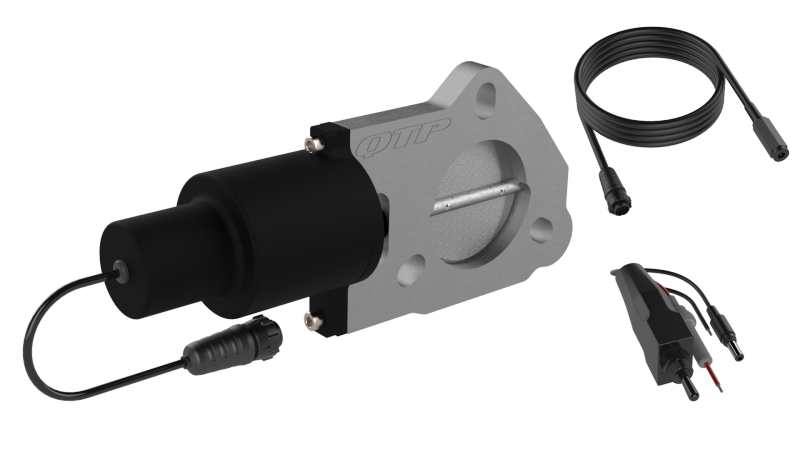 QTP 2.25in Bolt-On QTEC Electric Cutout Valve - Single QTEC225
