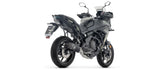 Arrow  Kawasaki  Z650 / Ninja 650 / Versys 650 E5+ 2025 Full System With Veloce Aluminium Dark Silencer - 77501van
