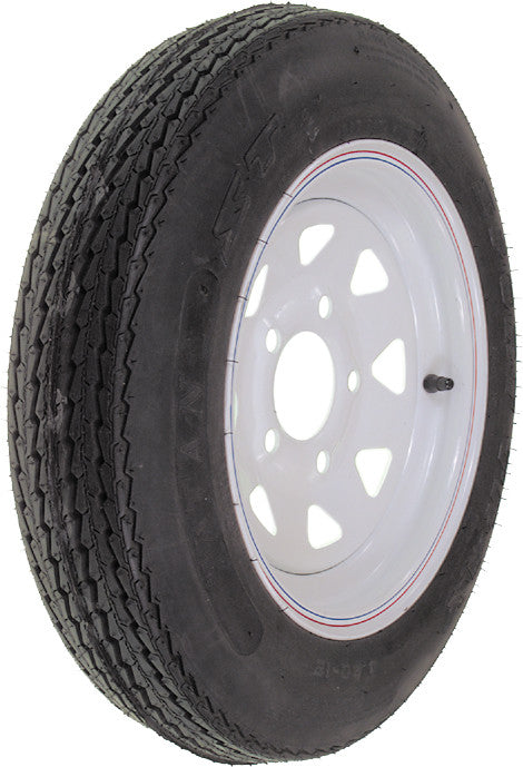 ITP Trailer Spare Tire W/5 Hole Wh Eel 20.5x10" White 6-Ply 417421