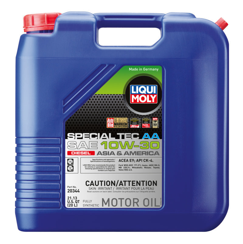 LIQUI MOLY 20L Special Tec AA Motor Oil SAE 10W30 Diesel 20344