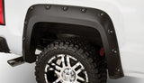 Bushwacker 07-13 GMC Sierra 1500 Fleetside Boss Pocket Style Flares 2pc 69.3in Bed - Black 40086-02