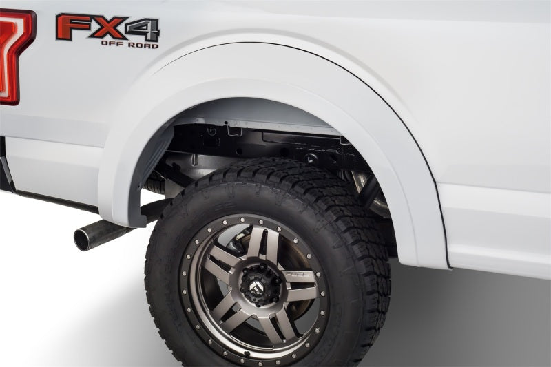 Bushwacker 15-17 Ford F-150 Styleside Extend-A-Fender Style Flares 4pc 67.1/78.9/97.6in Bed - Black 20936-02