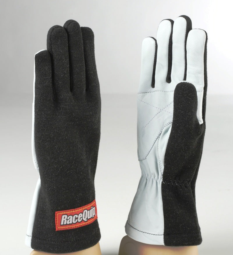 RaceQuip Black Basic Race Glove - Medium 350003