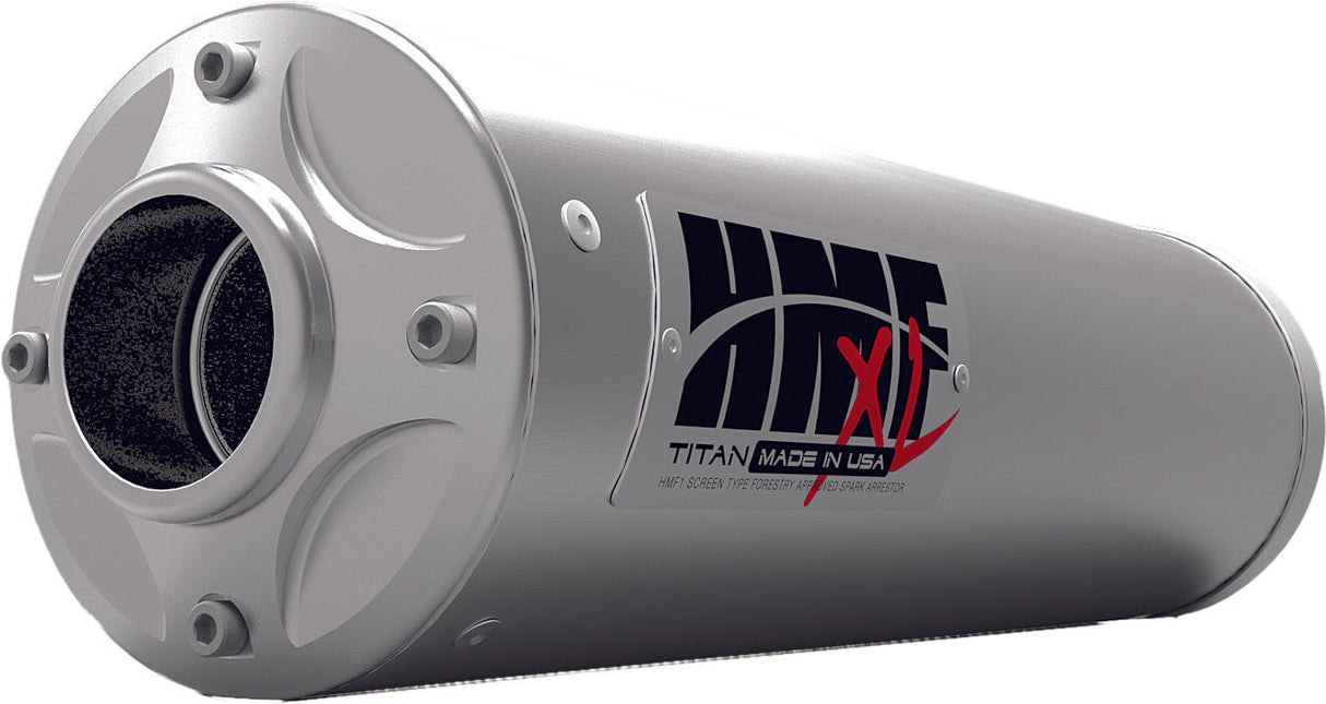HMF Titan Xl Exhaust Full Sys Stainless Steel Side Mount 729314607487