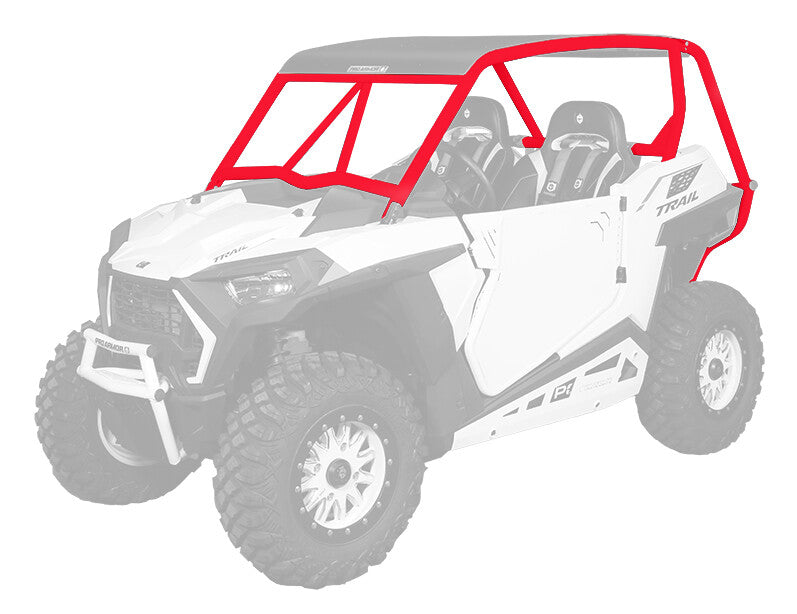 PRO ARMOR Loco Cage W/V Intrusion Red P2116C022RD