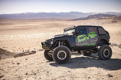 DV8 Offroad 07-18 Jeep Wrangler JK Metal Heat Dispersion Hood - Primer Black HDMB07-02