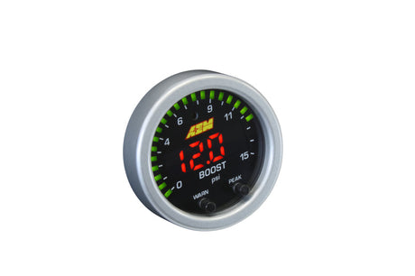 AEM X-Series Pressure 0-15psi Gauge Kit 30-0309