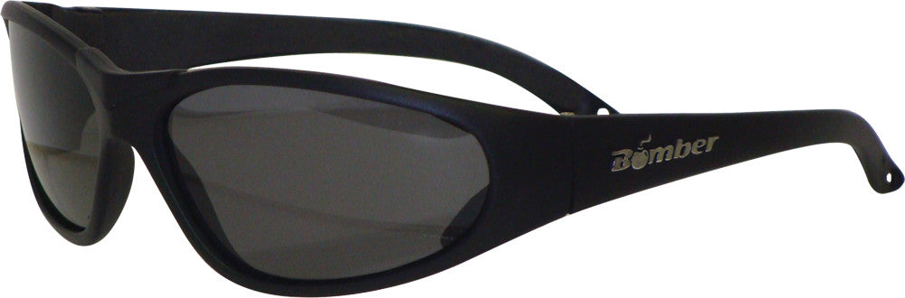 BOMBER B-52 Polarized Sunglasses Matte Black W/Smoke Lens PCS3