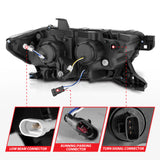 ANZO 16-22 Toyota Tacoma SR/SR5 ONLY Full LED Proj Headlights w/Light Bar Seq. Blk w/Initiation Lgt 111562