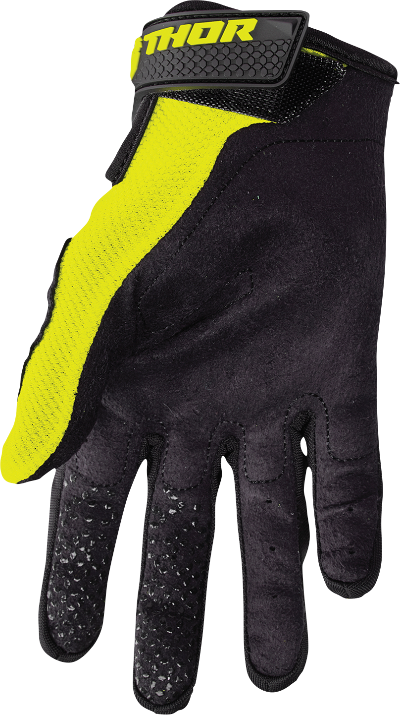 THOR Sector Gloves - Acid/Black - Small 3330-5878