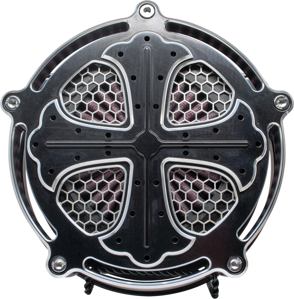 PREC. BILLET Air Cleaner Noble (Black) NBL-210-3H-BLK