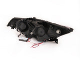 ANZO 2009-2012 Acura Tsx Projector Headlights w/ Halo Black (CCFL) (HID Compatible) 121393