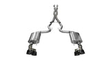 Corsa 15-16 Ford Mustang GT 5.0 3in Cat Back Exhaust Black Quad Tips (Sport) 14337BLK