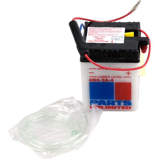 Parts Unlimited Conventional Battery 6n4-2a-4