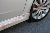 Rally Armor 08-10 Subaru WRX (Hatch & Sedan) / 08-11 Impreza 2.5i Black UR Mud Flap w/ Blue Logo MF6-UR-BLK/BL