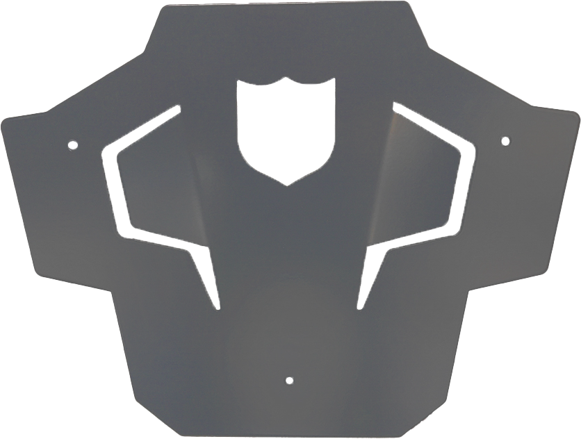 PRO ARMOR Rear Sport Bumper Skid Plate Titanium Metallic P199P367TM