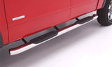 Lund 2019 Chevy Silverado 1500 Double Cab 5In Oval Curved SS Nerf Bars - Polished Stainless 23710689