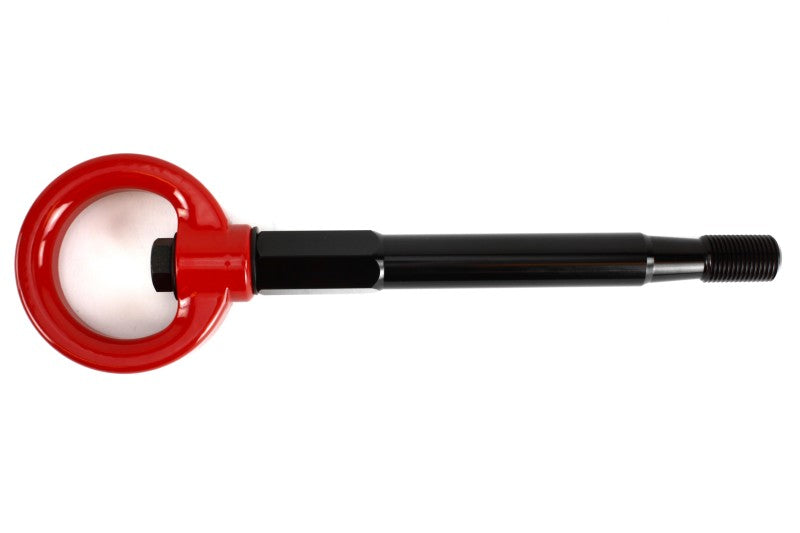 Perrin 2022 Subaru WRX / 18-21 Crosstrek / 14-21 Forester Tow Hook Kit (Front) - Red PSP-BDY-237RD