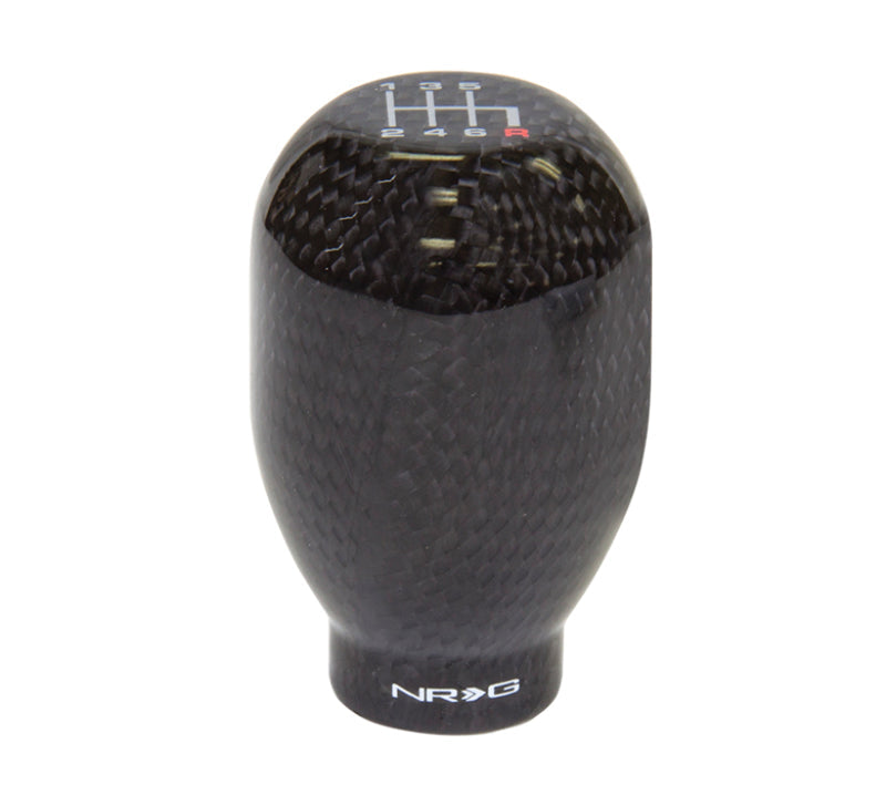 NRG Universal Shift Knob 42mm - Heavy Weight 480G / 1.1Lbs. - Black Carbon Fiber (6 Speed) SK-100BC-1-W