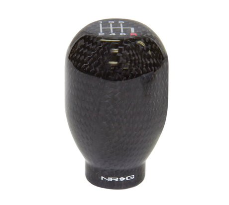 NRG Universal Shift Knob 42mm - Heavy Weight 480G / 1.1Lbs. - Black Carbon Fiber (6 Speed) SK-100BC-1-W