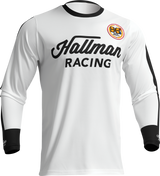 THOR Differ Roosted Jersey - White/Black - XL 2910-7118