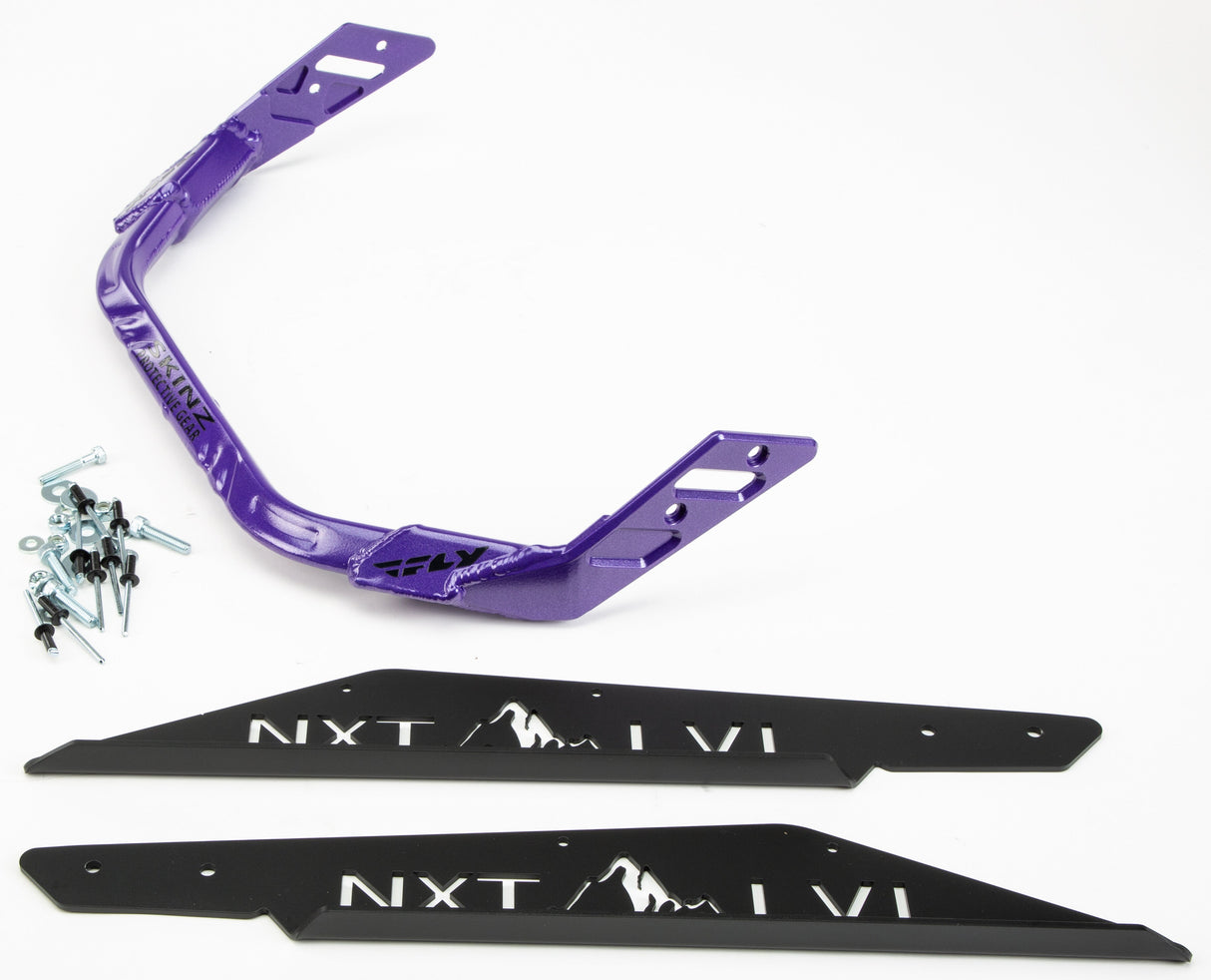 PRO ARMOR Nxt Lvl Rear Bumper Black/Plum Pol NXPRB226-FBK/PCP